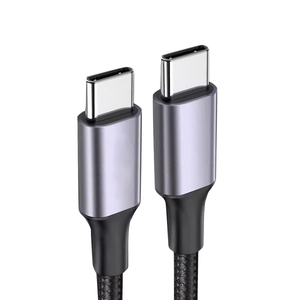 100W <span class=keywords><strong>USB</strong></span> C để C Cáp 5A <span class=keywords><strong>E</strong></span> đánh dấu nhanh chóng sạc cáp dữ liệu loại C nylon bện dây nhanh PD sạc cho MacBook Cáp máy tính xách tay - Product Image 1