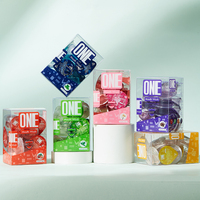 ONE Private Label Multi 10 Geschmacksrichtungen Minze Erdbeere Nelke Zitrone Gelee-Becher Mundspülkapseln Mini Reise-Frische-Atem-Mundwasser