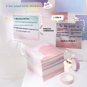 Notas Adhesivas con Degradado de Color, Estilo Instagram, Sal, Minimalistas, Japonesas, de Alto Valor Estético, Personalizables - Product Image 3