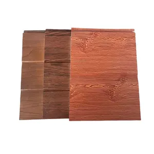 木质彩色聚氨酯保温板外部金属雕刻Pu夹芯板户外墙面覆层供应商