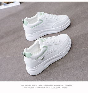 Chaussures pour femmes, chaussures blanches, baskets respirantes pour femmes - Product Image 6