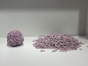 Fabrika çevre dostu doğal tozsuz organik kedi kumu yüksek kaliteli hızlı ayar Tofu kedi kumu - Product Image 6