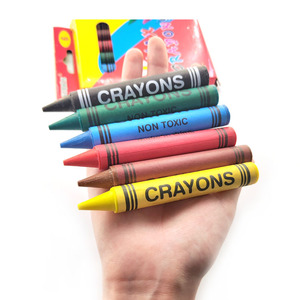 Eco-Friendly Jumbo Wax Crayons Set 6 Creative Colors for Kids Art Painting Art Supplies - Product Image 6