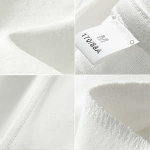 T-shirt à manches courtes pour hommes, vêtement décontracté vierge à col en O, matériel extensible avec impression de logo personnalisé, vente en gros chaude - Product Image 4