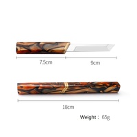 Nouvel arrivage couteau utilitaire Portable de 3.5 pouces avec manche en acrylique couteau d'office pour la cuisine et la maison