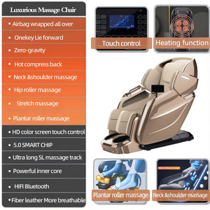 Usine de fauteuil de <span class=keywords><strong>massage</strong></span> en Chine Fauteuil de <span class=keywords><strong>massage</strong></span> ZHOUQI 4D Fauteuil de <span class=keywords><strong>massage</strong></span> complet du corps avec zéro gravité - Product Image 6