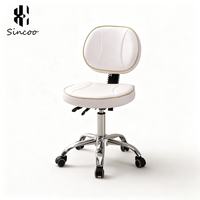 Chaise de pédicure Sincoo pour salon de beauté et spa, tabouret de technicien, couleur personnalisable, haute résistance, hauteur réglable