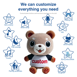 Fábrica profesional MOQ bajo personalizado lindo personalización juguete de peluche Animal Festival decoración oso de peluche regalo para niños - Product Image 2