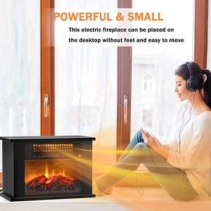 Venta caliente elegante infrarroja decoración llama interior 1000W Artificial <span class=keywords><strong>chimenea</strong></span> eléctrica <span class=keywords><strong>con</strong></span> las piernas - Product Image 4