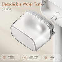 Défroisseur Vapeur 1400W avec Semelle en Acier Inoxydable 430, Vapeur Continue, Fer à Repasser Portable en ABS pour Voyage/Défroisseur Domestique