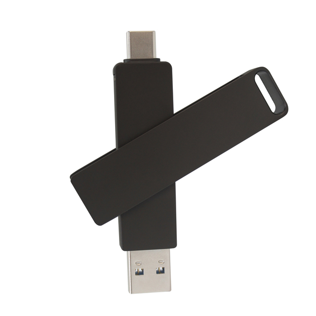 USB 3.2 16GB Type-C 2TB Cle 512GB Metal Promotion Gift USB 1TB Type-C 2in1 OTG USB Flash Drive