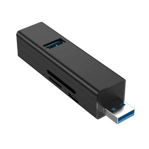 Hub USB C 6 en 1 de Aluminio, <span class=keywords><strong>Mini</strong></span>, de Alta Velocidad, con 4 Puertos SD y TF, para <span class=keywords><strong>Mac</strong></span> y PC, <span class=keywords><strong>Venta</strong></span> Caliente de Fábrica - Product Image 3