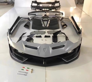 Kit de carrocería estilo <span class=keywords><strong>SVJ</strong></span>, alerón de parachoques delantero, capó de escape, kit de carrocería para <span class=keywords><strong>Lamborghini</strong></span> LP700 LP720 LP750 - Product Image 6