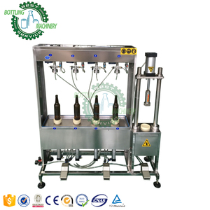 Semi-automatische 330ml 250ml aluminium blikjes 2-4 kopspuitmond CO2 isobare koolzuurhoudende dranken vulmachine - Product Image 5