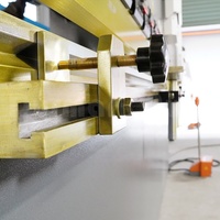 Presse plieuse-poinçonneuse-cisaille universelle manuelle haute précision 125T*3200 pour roulements de moteur, aluminium et acier inoxydable