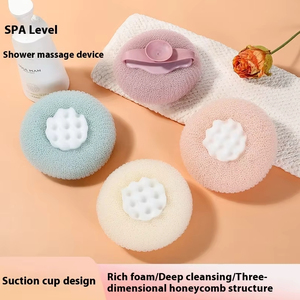 Brosse de massage corporel <span class=keywords><strong>Xiangyang</strong></span> : boule efficace pour le dos, en polyester, avec ventouse anti-éclatement, pour le bain et le corps - Product Image 2