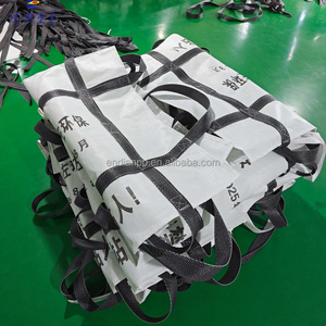 Nhiệm vụ nặng nề bigbag củi thoáng khí Trinh Nữ PP dệt fibc Túi 500kg-2000kg nâng Sling bigbag chéo góc vòng an toàn 5:1 - Product Image 2