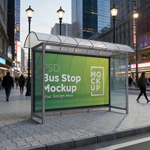 ศาลาพักคอยรถโดยสารประจำทางในเมืองแบบปรับแต่งได้ - ดีไซน์เรียบง่าย ประหยัดพื้นที่ พร้อมฟังก์ชันครบครัน - Product Image 1