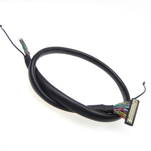 Kabel Sambungan DF20-30DS-1C ke DF13-20DS-1.25C  Konektor Wire Harness 1.0 & 1.25mm Pitch LVDS Kabel Sinyal Layar LCD Dengan Selang PVC Hitam - Product Image 3