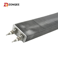 Elementos de Calefacción de Aire Industriales de Acero Inoxidable Tipo U y W de 750W, 800W y 900W con Tubo Aletado Eléctrico