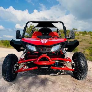 공장 도매 페달 고 카트 200cc 가스 4 행정 유압 디스크 브레이크 비치 버기 오프로드 성인 농장 버기 - Product Image 5