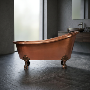 Wholesale and Factory Price Copper clawfoot Bath tub Copper Free standing Copper clawfoot Bath tub - Indian Home Crafts - Product Image 1