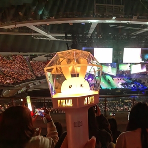 Concert Fans Cheer Colorful LED <strong>Glow</strong> <strong>Stick</strong> Kpop Idol Official <strong>Customize</strong> logo pink Rabbit Transparent Circle Lamp LED Light <strong>Stick</strong> - Product Image 3