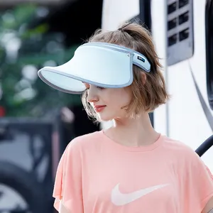 새로운 디자인 UV 보호 360 도 회전 승마 비치 여성 여름 태양 바이저 모자