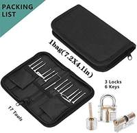 Ensemble d'outils de déverrouillage professionnel de qualité supérieure Kit d'extraction de clé de serrurier