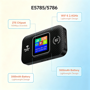 <strong>E5786</strong> 4G MiFi WiFi6 Mobile Hotspot LTE Cat4 150Mbps Pocket WiFi Router Color LCD 3000mAh Battery - Product Image 5