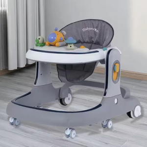 Andador Multifuncional Desmontable <span class=keywords><strong>de</strong></span> Plástico para Bebés con Estante para Juguetes, Diseño Anti-Vuelco, Plegable, <span class=keywords><strong>de</strong></span> 0 a 3 Años - Product Image 6