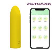 GINYA Niedlicher Mini-Bullet-Vibrator mit APP, superstarker Vibrationsstimulator für Frauen, Klitorisstimulation, Sexspielzeug für Paare