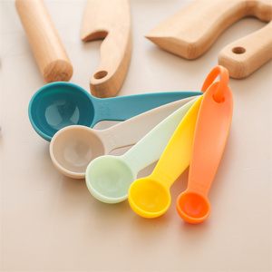Set di Giocattoli da <span class=keywords><strong>Cucina</strong></span> Montessori in Legno e Silicone Certificati CE CPC per Bambini, 14 Pezzi - Product Image 3