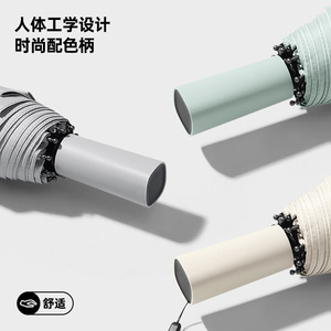 ร่มกันแดดกันฝน ไนลอน 8 ซี่โครง เปิดอัตโนมัติ ดีไซน์มินิมอล พกพาสะดวก - Product Image 4
