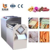 Automatische aardappel-snijmachine, commerciële zoete aardappel-striptjes snijmachine, frietverwerkingsapparatuur voor groenten