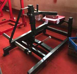 Appareil professionnel de levée des mollets assis pour le développement des muscles du <span class=keywords><strong>soleus</strong></span> et des tibias – Équipement de musculation pour la maison - Product Image 1