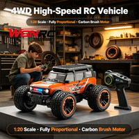 Voiture de course professionnelle WGNRC SG201PRO, modèle réduit 1/20, camion tout-terrain RC à brosses en carbone, voiture RC de course sur circuit court, voiture RC de drift
