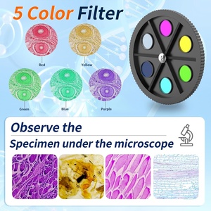 Microscopio Binoculare OOZSTAR con Ingrandimento 40X-2500X, Oculari WF25x, Illuminazione LED Doppia per Adulti, Scuole, Case, Laboratori ed Educazione - Product Image 6