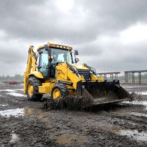 Pengiriman Gratis Backhoe dan Front <span class=keywords><strong>Loader</strong></span> 4x4 4WD Mini <span class=keywords><strong>Loader</strong></span> Backhoe Baru dari Cina - Product Image 2