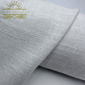 RIGU Textiles High Grade 290gsm Soft Woven Dress Fabric Slub 30/70 Linen Viscose Blend Fabrics for Garment <strong>Shirting</strong> - Product Image 4