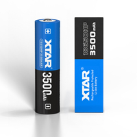 Batterie lithium-ion XTAR 18650HP LiCoO2 3500mAh 3.6V 15A Décharge continue Charge rapide en 3 heures Circuit de protection intelligent CE