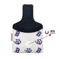 Ensemble d'accessoires de golf de luxe : Driver, Fairway, Putter (3 pièces) avec couvre-têtes et logo brodé personnalisé – Cadeau de golf