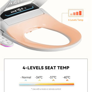 Yeni kendini temizleme akıllı tuvalet kapağı otomatik kapak WC bide tuvalet kapağı isıtma akıllı tuvalet oturağı kapak - Product Image 6