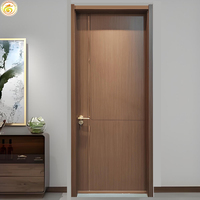 Porte intérieure en bois massif de style antique moderne, plusieurs types de portes de chambre sur mesure