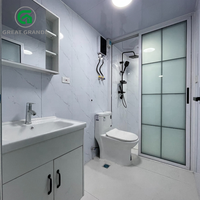 Maison conteneur de 40 pieds adaptée aux environnements froids, 3 chambres, préfabriquée, mobile, extensible, modulaire, portable pour l'Argentine
