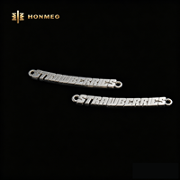 Étiquette Métallique Décorative Personnalisée en Alliage de Zinc avec Logo de Marque HONMEO pour Vêtements et Jeans