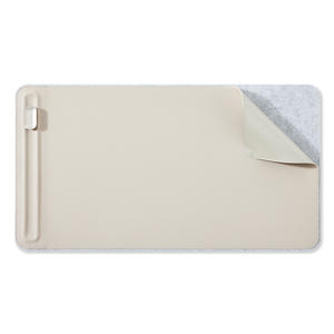 Tapis de bureau en cuir multifonctionnel avec rail en U et porte-stylo intégré pour ordinateur et bureau – Produits les mieux notés - Product Image 6