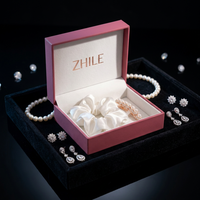 Boîte à accessoires capillaires magnétiques personnalisée, boîte en carton pliable de luxe, emballage cadeau romantique, boîte à pinces à cheveux haut de gamme avec logo