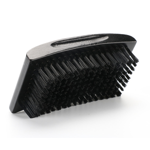 Abeis-cepillo de madera negro para hombre, cepillo de pelo de cerdas de jabalí, cepillos ondulados de forma cuadrada - Product Image 6