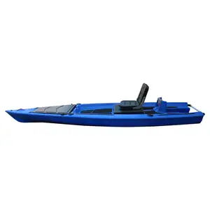 Vicking 12.7FT nuovo Design, fuoribordo elettrico 5.8P Motor Kayak,Solo skiff barche pesca canoa/kayak motorizzato kajak Fun Hit Water